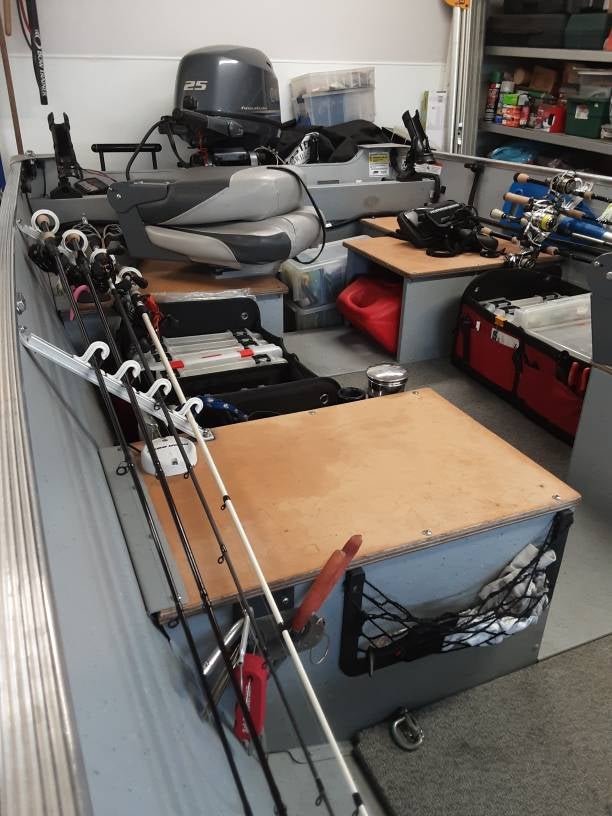 Small boat rod management
